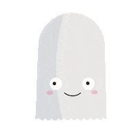 byminujarte love ghost comic nerd Sticker