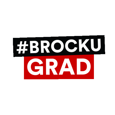 Grad Convocation Sticker by Brock University