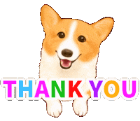 Dog Thank You Sticker