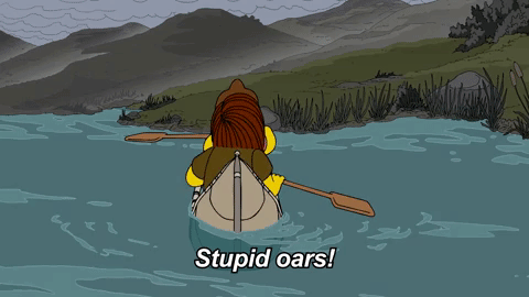 Stupid River | Season 33 Ep. 13 | THE SIMPSONS - GIPHY Clips