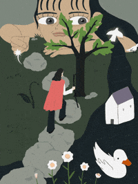 Mother Nature Art GIF by elif demir