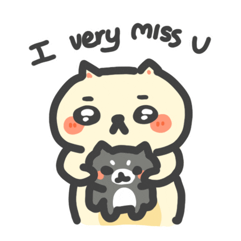 Miss U Sticker