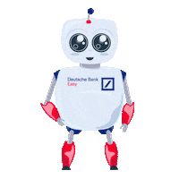 Deutsche Bank Robot Sticker by e3online