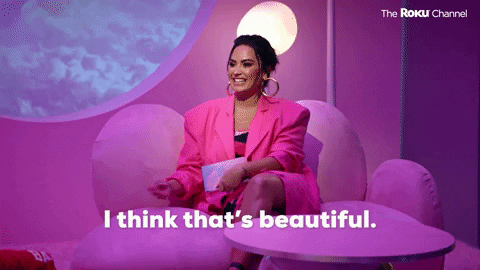 That Is Beautiful Demi Lovato GIF by The Roku Channel