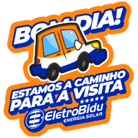 Energia Solar Visita Sticker by EletroBidu