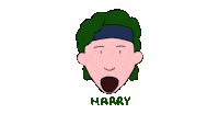 Harry Excercise Sticker