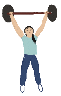 Crossfit Jerk Sticker