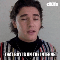 On the internet
