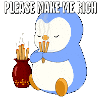 Goal Please Sticker by Pudgy Penguins