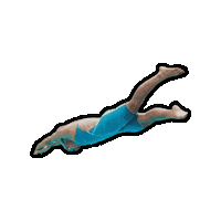 angasa natacion pirañas teampirañas teamjdp Sticker