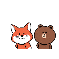 Bff Bestfriend Sticker by LINE FRIENDS