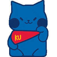 Kansas Jayhawks Love Sticker by University of Kansas