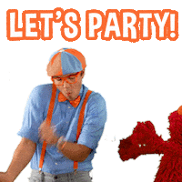 Sesame Street Party Sticker by Moonbug