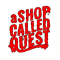 ascq a shop called quest Sticker by deladeso