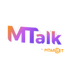 Logo Talking Sticker by MTARGET
