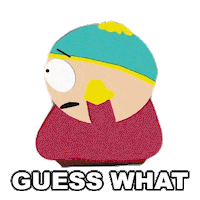 Guess What Eric Cartman Sticker by South Park