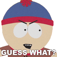 Guess What Stan Marsh Sticker by South Park