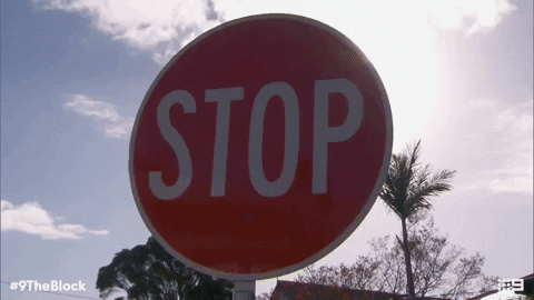 stop sign GIF by theblock