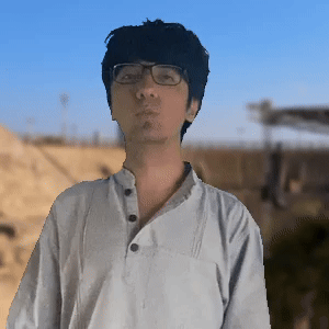 Yelling with cupped hands