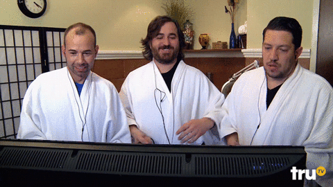 excited impractical jokers GIF by truTV