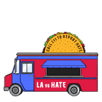 Speak Out Los Angeles Sticker by LA vs. Hate