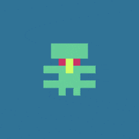 Space Invader Pixel Art GIF by Blockvaders