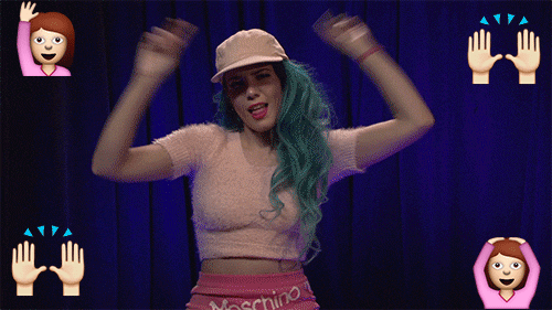halsey gif interview GIF by mtv