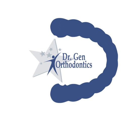 drgenorthodontics smile braces invisalign orthodontics Sticker