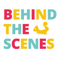 Behind The Scenes Rainbow Sticker by Little Nutkins