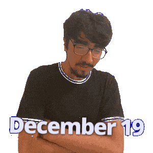 December Dec 19 Sticker