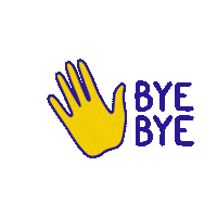 lizd2301 bye hands waving winken Sticker