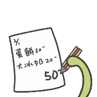 度菇13咦的茶水間 Sticker