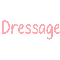 Horse Dressage Sticker