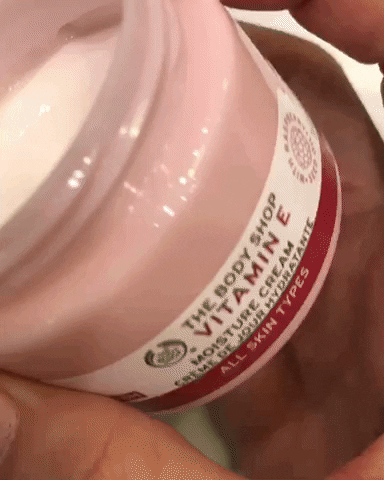 The Body Shop Vitamin E Moisture Cream GIF by Ejollify Beauty