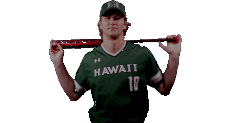 College Baseball Mlb Sticker by Hawaii Athletics