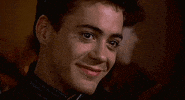 Robert Downey Jr Laughing GIF