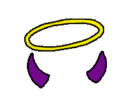 angel devil Sticker by Sony Music Italy