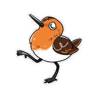 Bird 鳥 Sticker