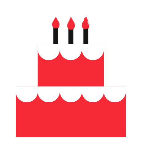 birthday cake Sticker by JVAL Openair