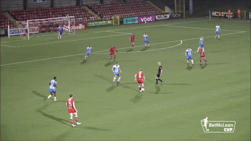 Goal Teamwork GIF by Cliftonville Football Club