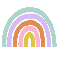 majafaber pink rainbow green pride Sticker