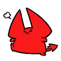 Devil Frustration Sticker by The Doodle Demon