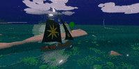 qag_games chill ocean underwater pirates GIF