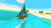 qag_games chill ocean underwater pirates GIF