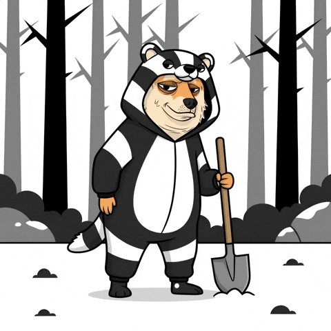 Digging Shiba Inu GIF by Doge Pound