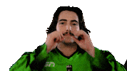 Mustache Lacrosse Sticker by Saskatchewan Rush
