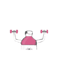 Fitness Workout Sticker by Lady Buddha Kombucha