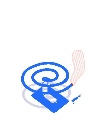 Loop Mosquito Sticker by il Geru GIFs