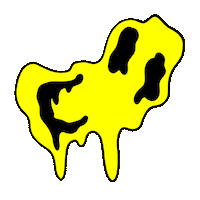 gominosensei smile slime lama gomi Sticker