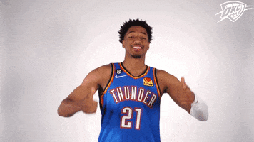 Happy Sport GIF by OKC Thunder